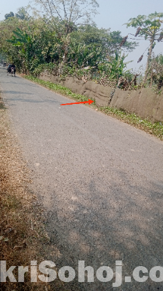 মেইন রোডের সাথে জমি বিক্রয় হইবে